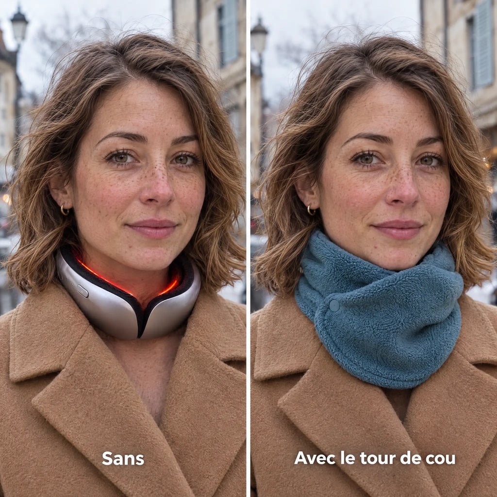 Cache-cou chauffant sans fil