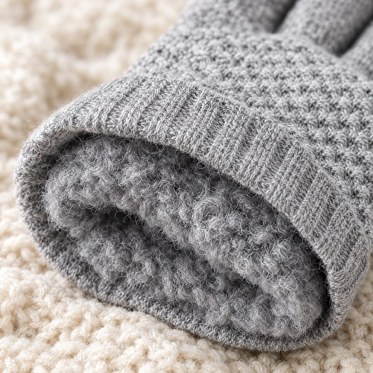 Gants chauffants tactiles doublés