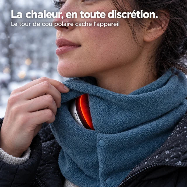 Tour de cou polaire à pressions