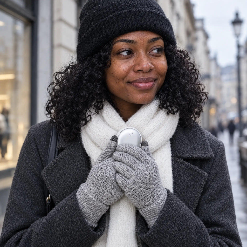 Gants chauffants tactiles doublés