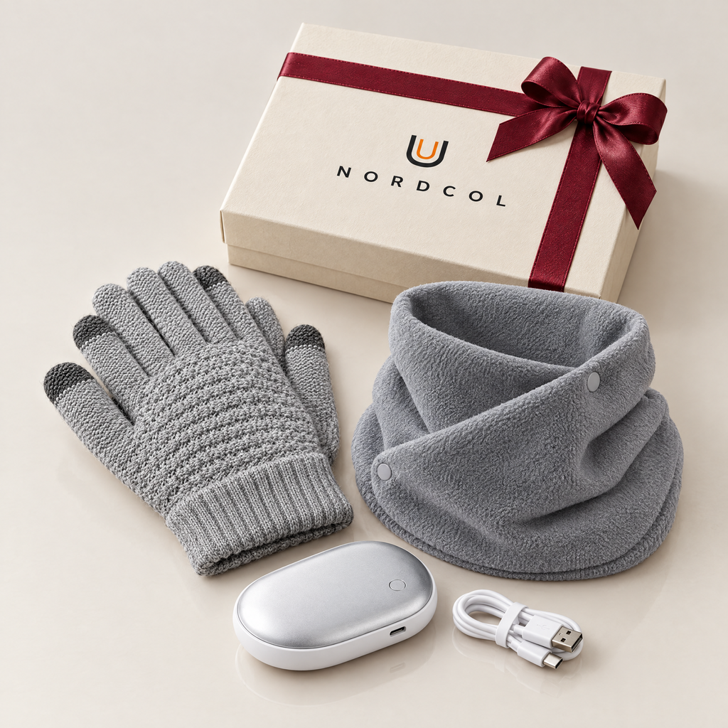 Kit Douceur Nordcol : chaufferette, gants tactiles et tour de cou polaire